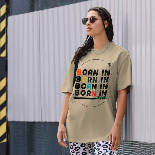 Oversized Born In Space T-shirt